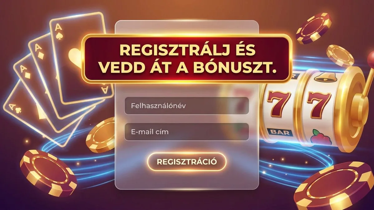 Regisztráció bónusszal